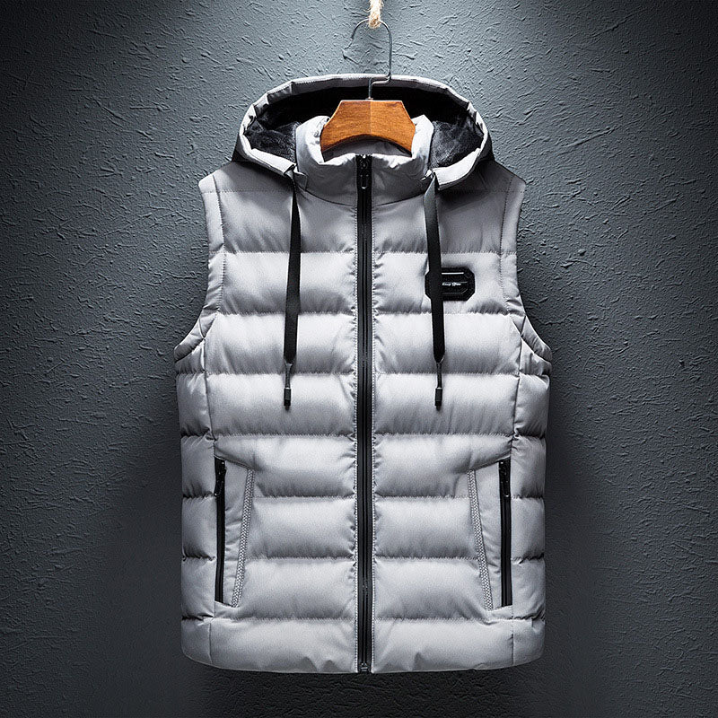 Jort - Gewatteerd bodywarmer met capuchon
