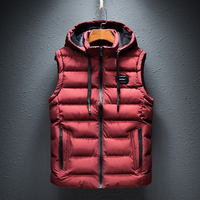 Jort - Gewatteerd bodywarmer met capuchon