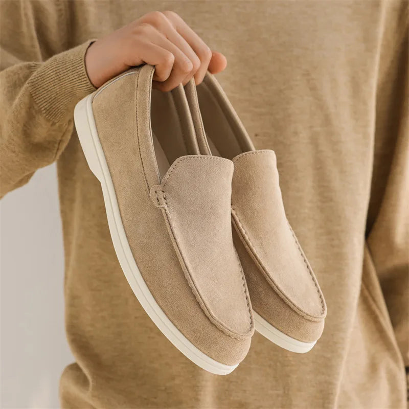 Matteo - klassieke suède herenloafers