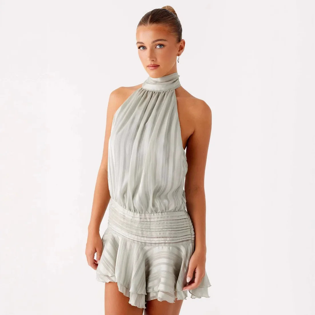 Strapless Minirok met Rugstrik voor Dames
