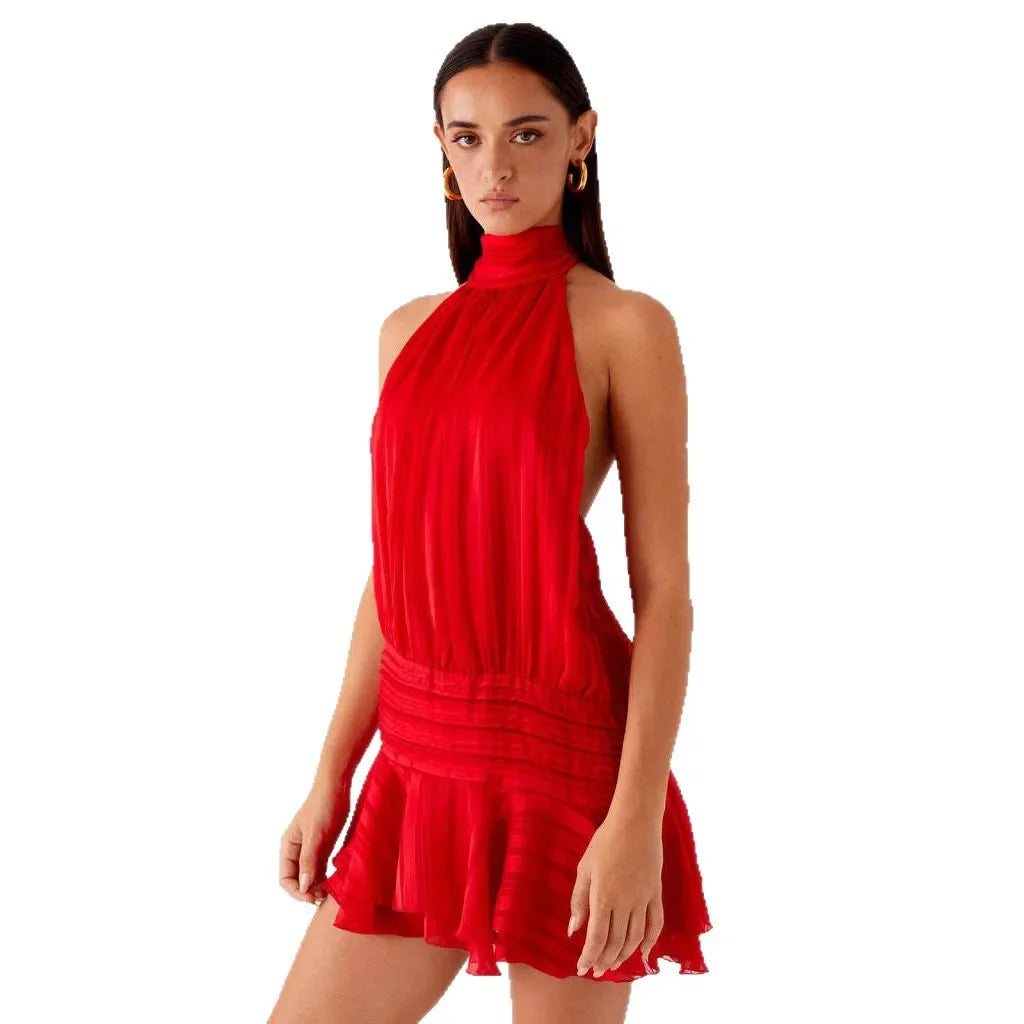 Strapless Minirok met Rugstrik voor Dames