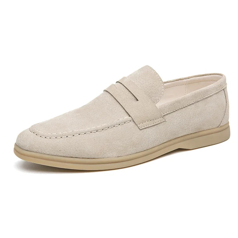 Leonardo - luxe suède loafers