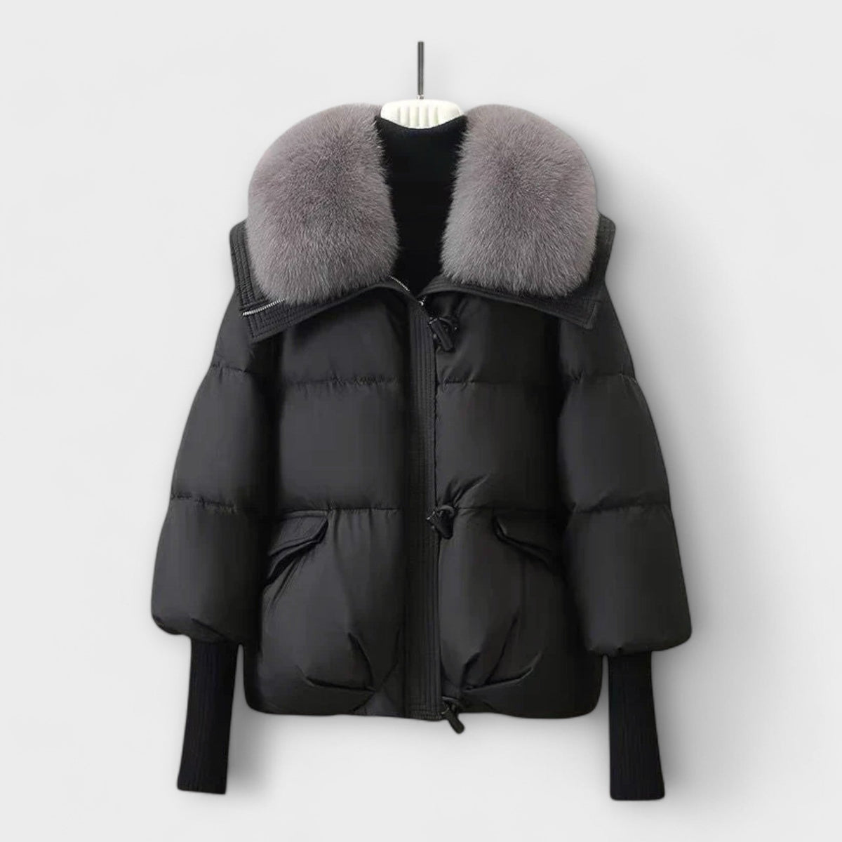 Emma - Winterjas met luxe bontvoering