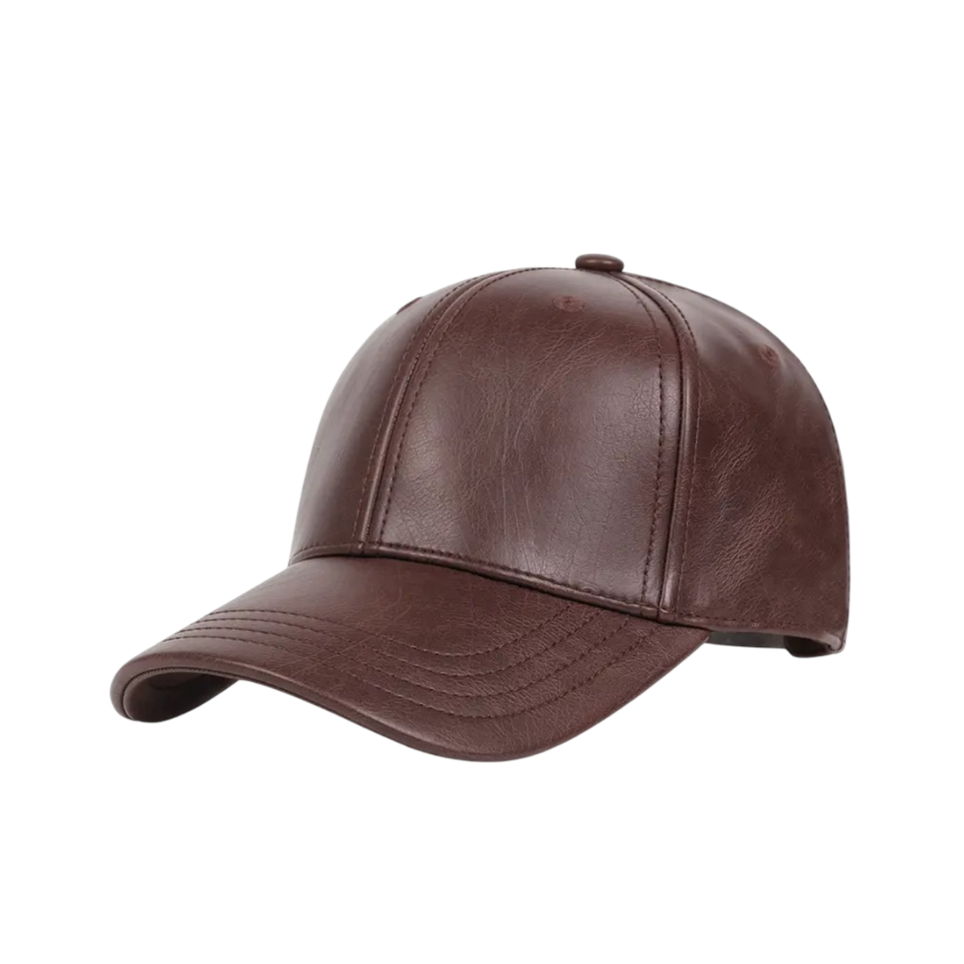 Cedric | Echt Leren Baseballcap