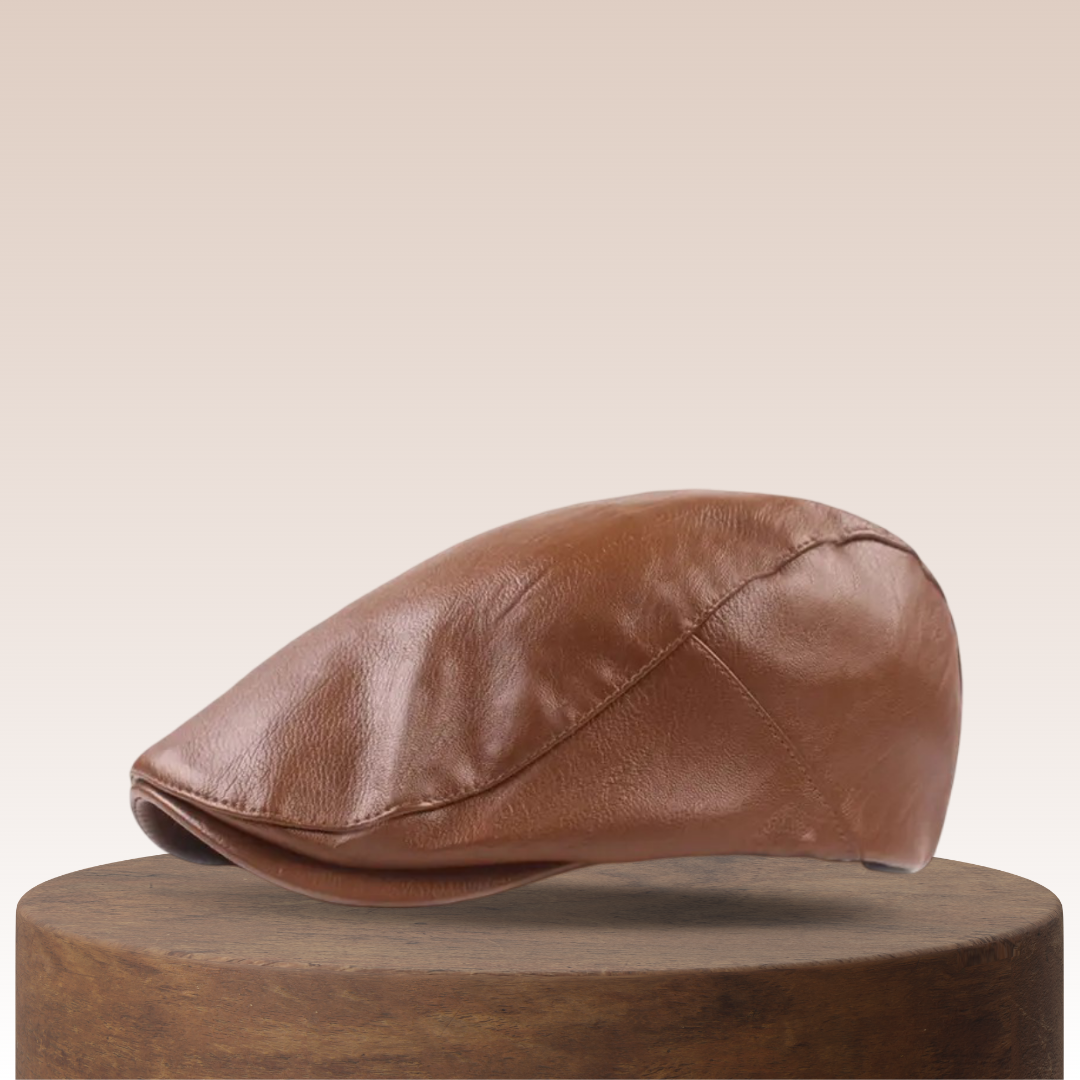 Alaric | Vintage Lederen Platte Pet