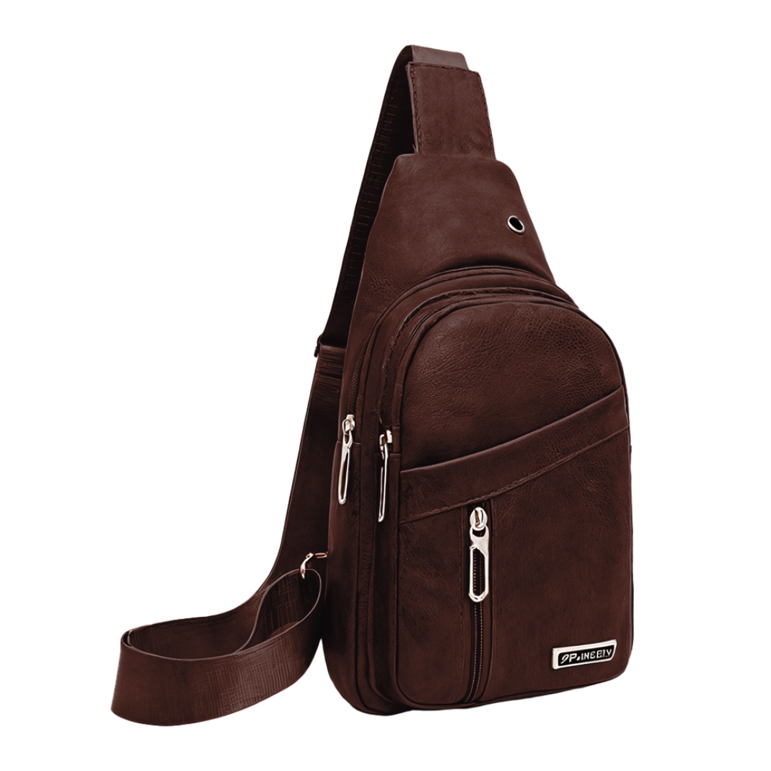 Lennox | Leren Sport Crossbody Borsttas voor Mannen