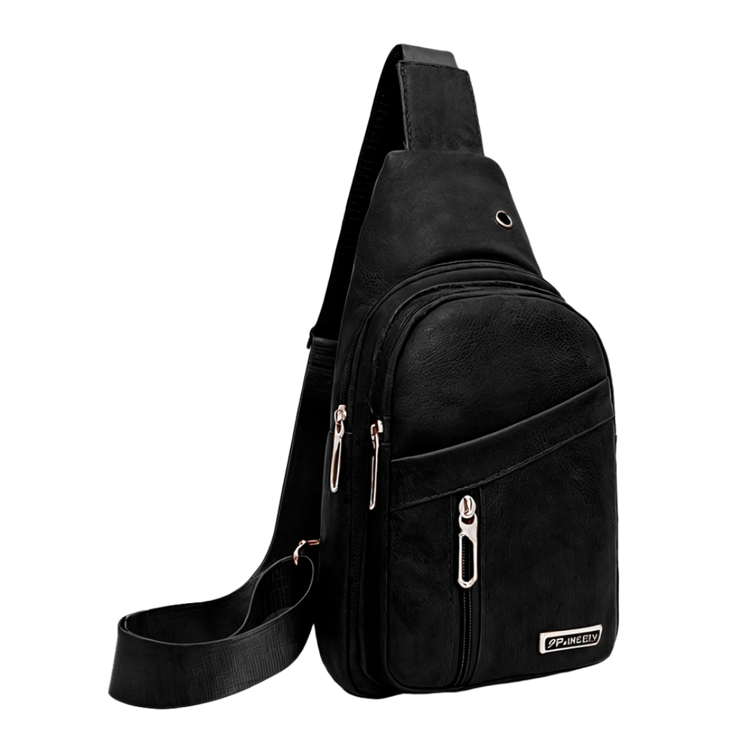 Lennox | Leren Sport Crossbody Borsttas voor Mannen