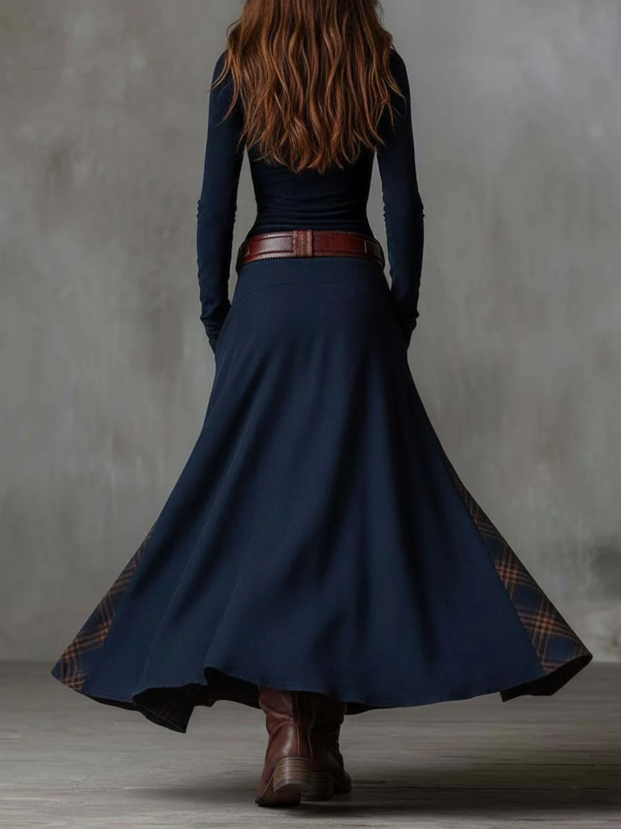 Michelle | Maxi suède look jurk