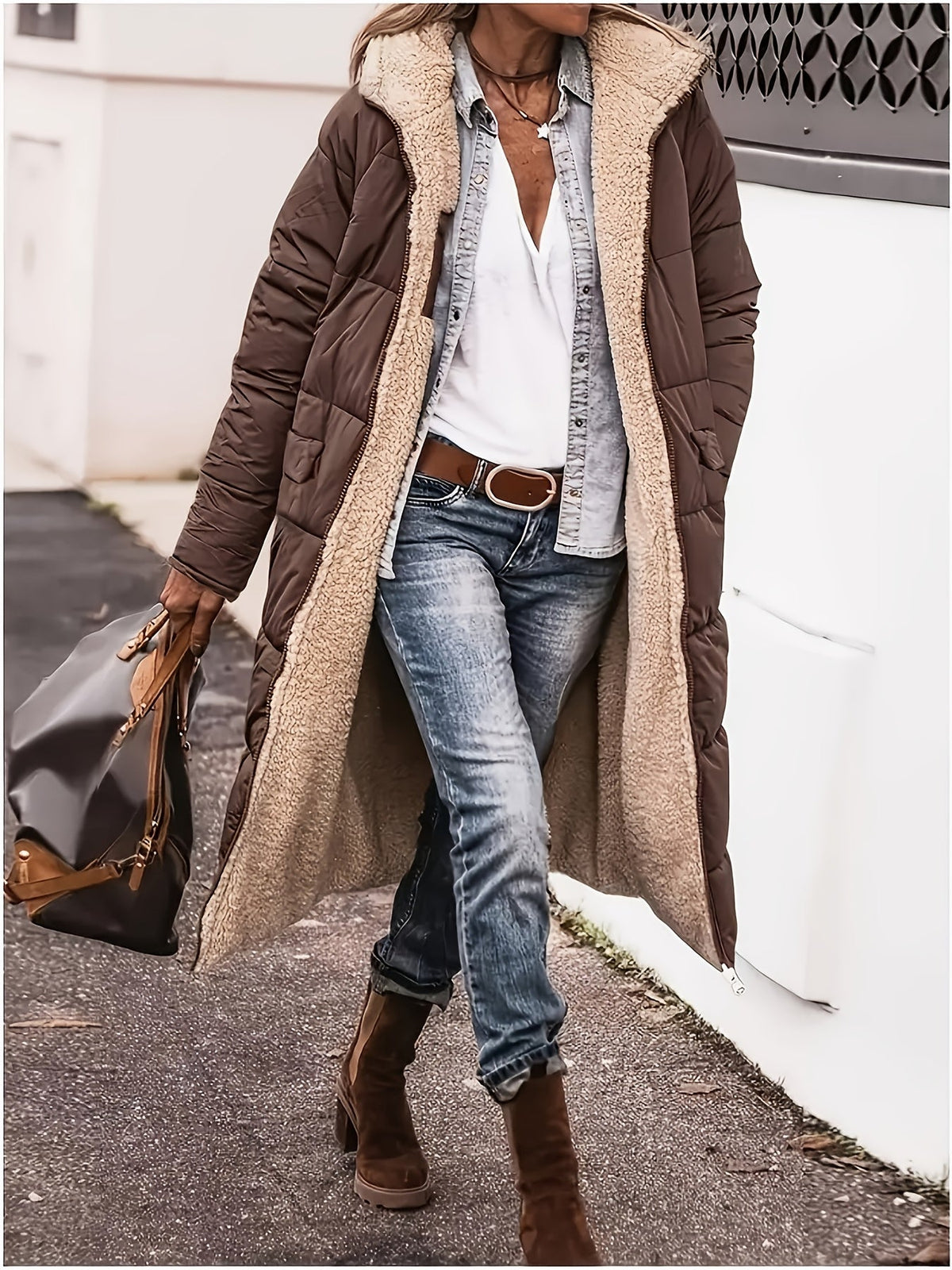 Celine | Dubbelzijdige Winterjas