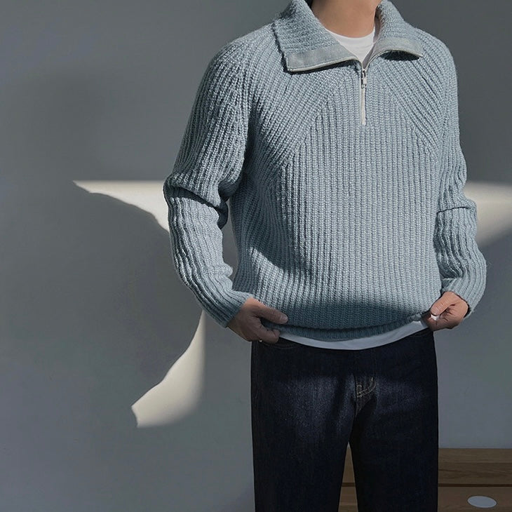 Alex | Pullover met quarter zip