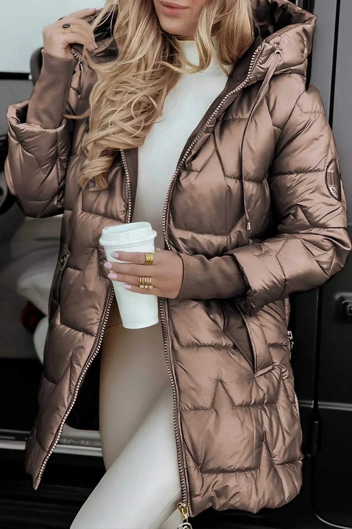 Sanne - Lange winterjas voor herfst en winter