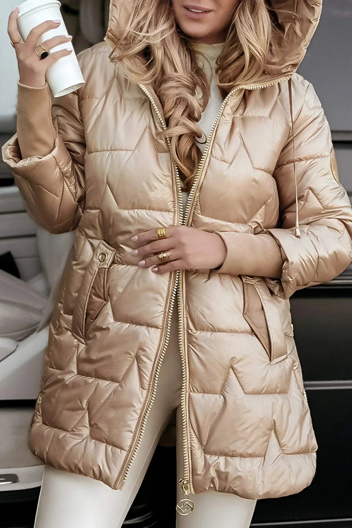 Sanne - Lange winterjas voor herfst en winter