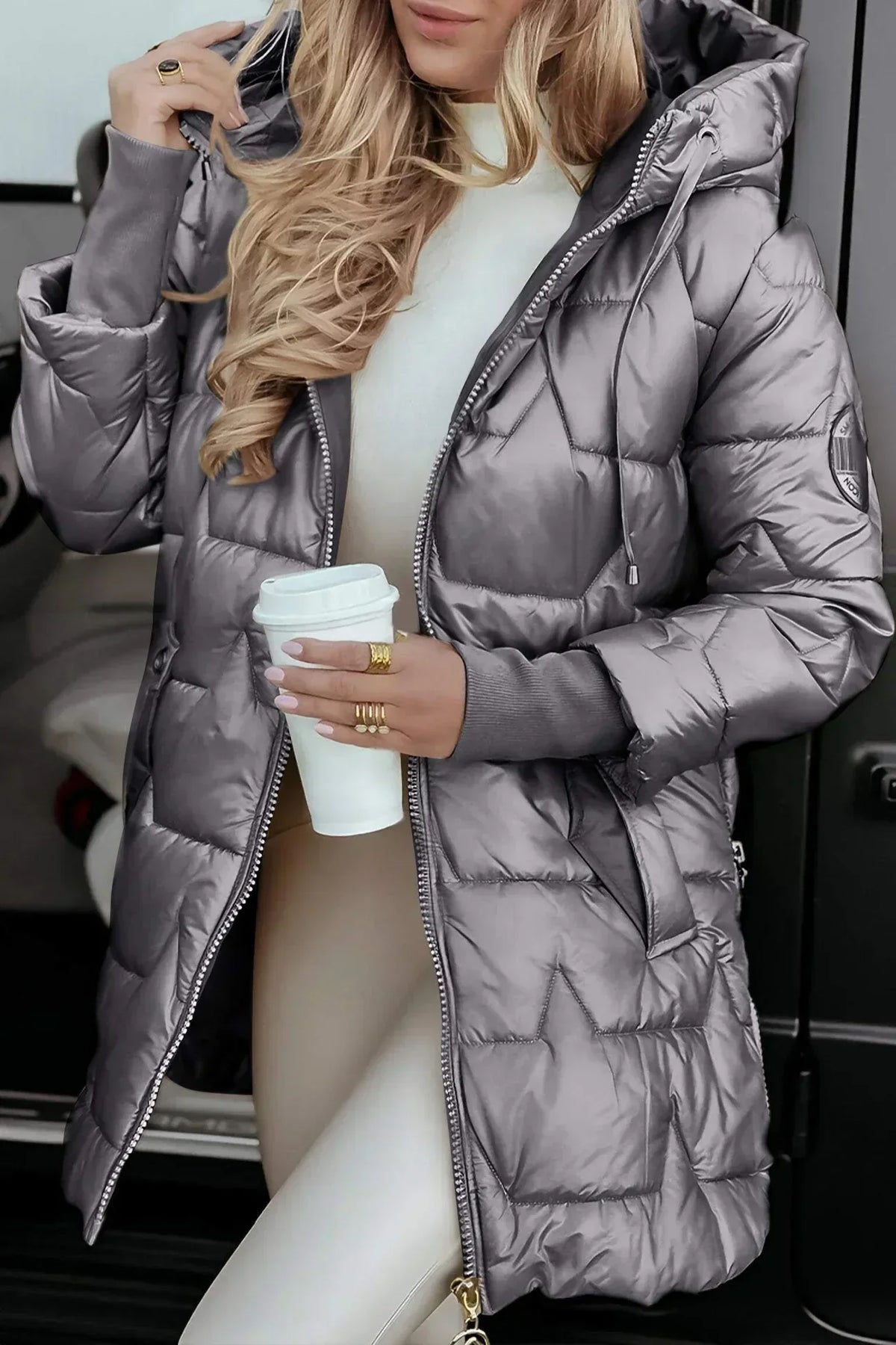 Sanne - Lange winterjas voor herfst en winter